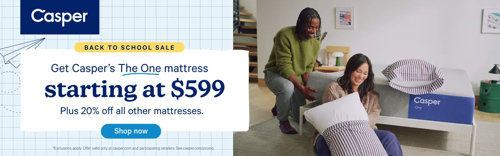 Casper Mattress Back to School Sale | In Your Home Furnishings Hickory 
